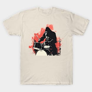 gorilla drummer T-Shirt